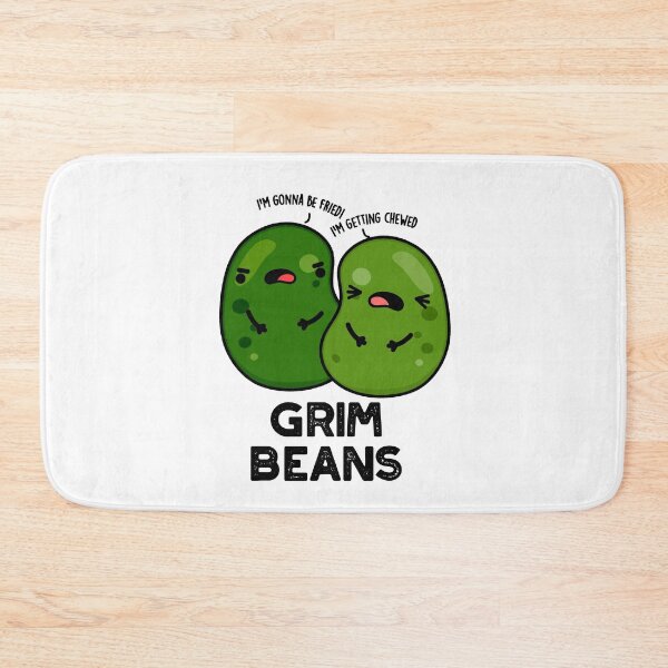 Item preview, Grim Beans Funny Veggie Puns designed and sold by punnybone.