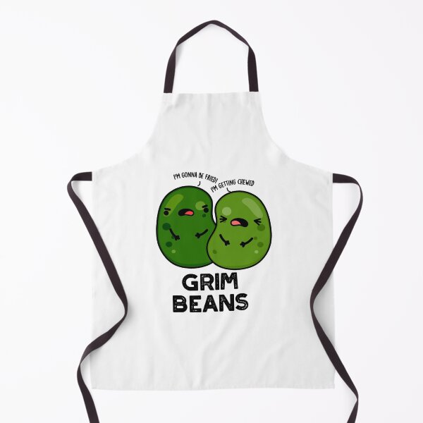Item preview, Grim Beans Funny Veggie Puns designed and sold by punnybone.