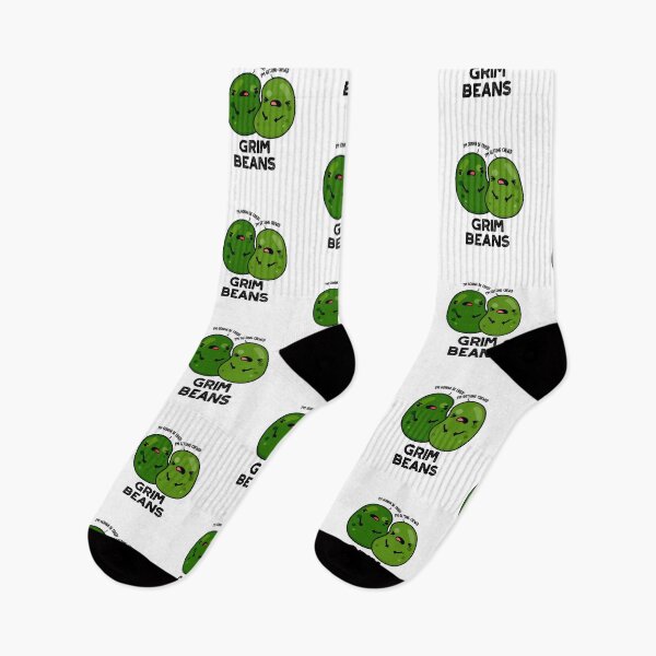 Item preview, Grim Beans Funny Veggie Puns designed and sold by punnybone.