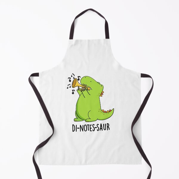 Item preview, Di-notes-saur Funny Dinosaur Puns designed and sold by punnybone.