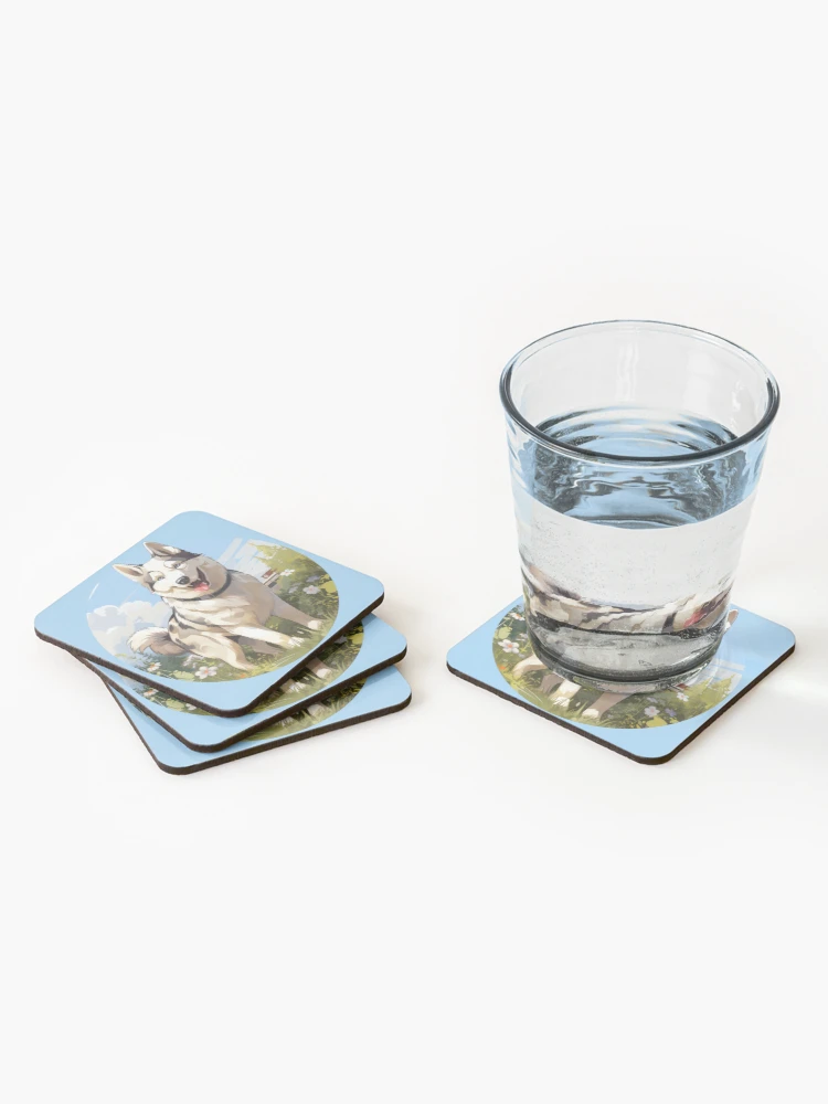 Thumbnail 2 of 5, Coasters (Set of 4), Husky Spring designed and sold by PatternCabinet-.