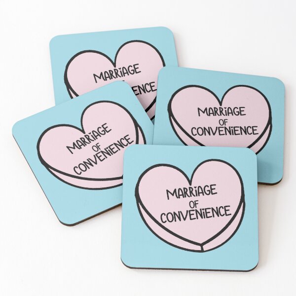 Item preview, Book Trope Marriage of Convenience Love Heart designed and sold by baranskini.
