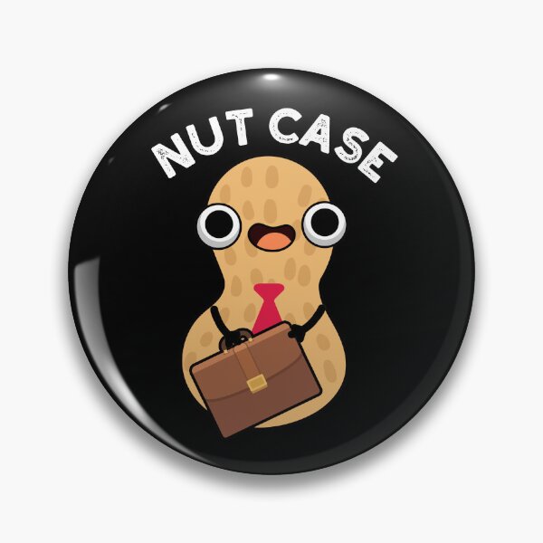 Item preview, Nut Case Funny Peanut Puns (Dark BG) designed and sold by punnybone.