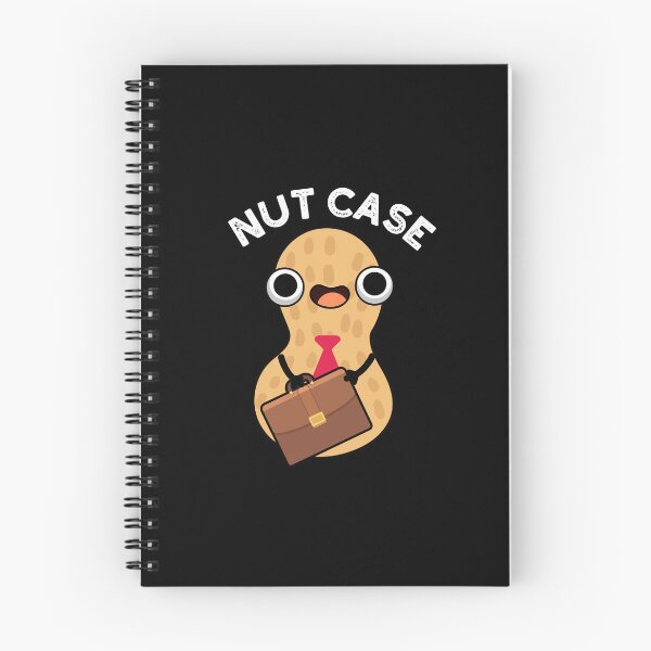 Item preview, Nut Case Funny Peanut Puns (Dark BG) designed and sold by punnybone.