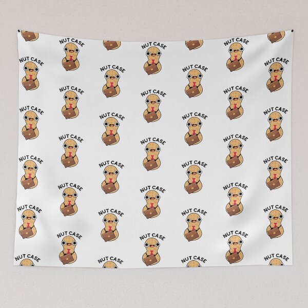 Item preview, Nut Case Funny Peanut Puns designed and sold by punnybone.