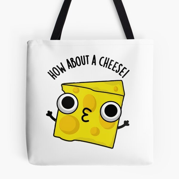 Item preview, How About A Cheese Funny Kiss Puns designed and sold by punnybone.