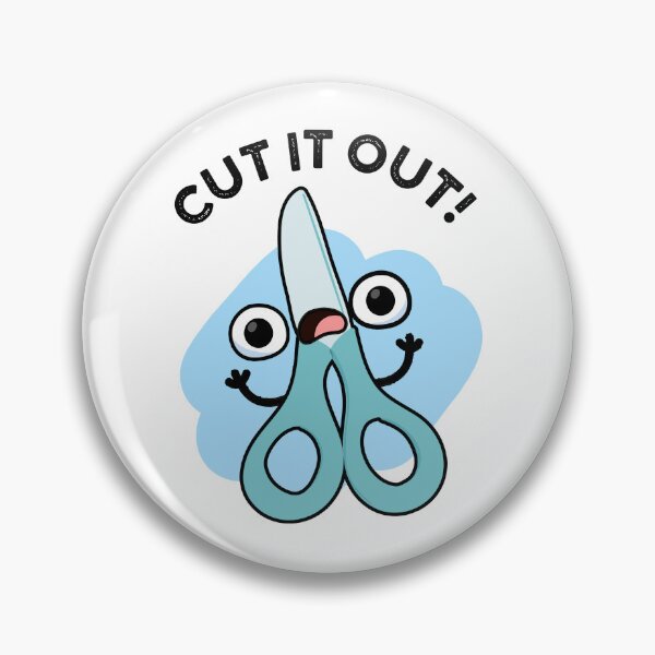 Item preview, Cut It Out Funny Scissors Puns designed and sold by punnybone.
