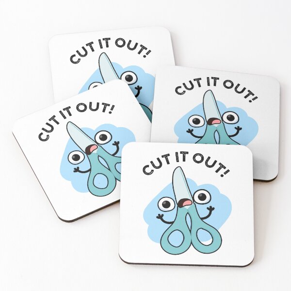 Item preview, Cut It Out Funny Scissors Puns designed and sold by punnybone.