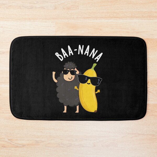 Item preview, Baa-nana Funny Banana Puns (Dark BG) designed and sold by punnybone.
