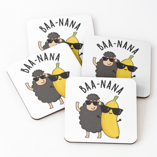 Item preview, Baa-nana Funny Banana Puns designed and sold by punnybone.
