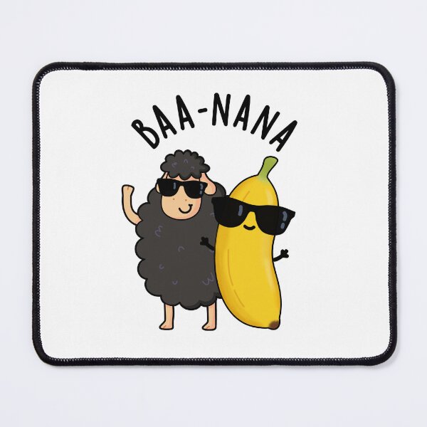 Item preview, Baa-nana Funny Banana Puns designed and sold by punnybone.