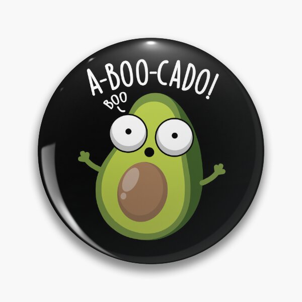 Item preview, A-boo-cado Funny Avocado Puns (Dark BG) designed and sold by punnybone.