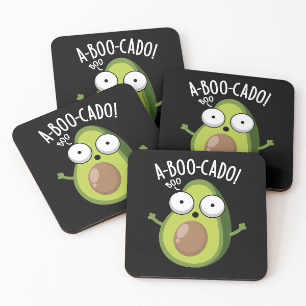 Item preview, A-boo-cado Funny Avocado Puns (Dark BG) designed and sold by punnybone.