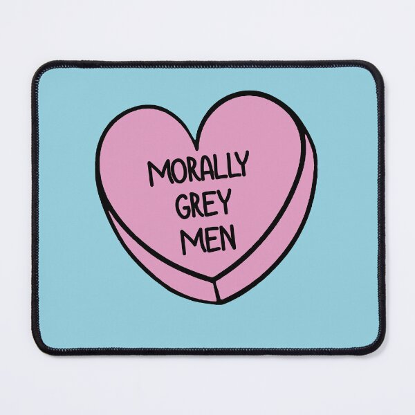 Item preview, Morally Grey Love Heart designed and sold by baranskini.