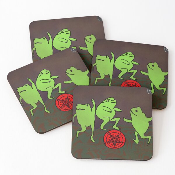 Item preview, satanic frogs  designed and sold by lostthenfound.