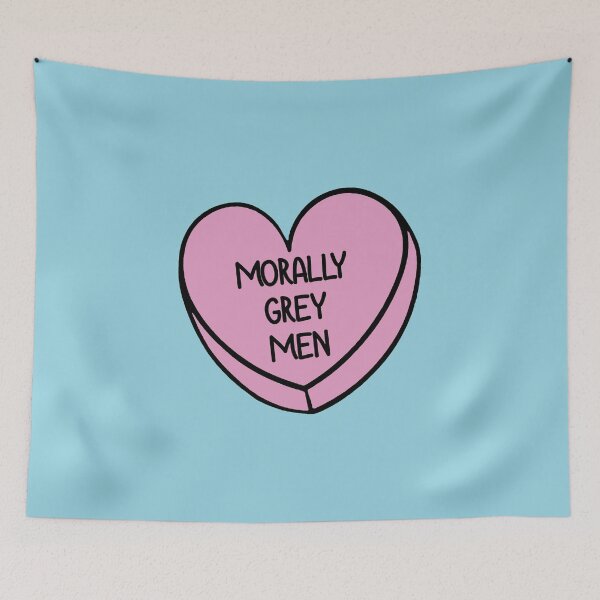 Item preview, Morally Grey Love Heart designed and sold by baranskini.