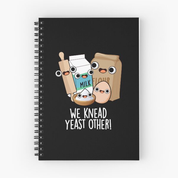 Item preview, We Knead Yeast Other Funny Baking Puns (Dark BG) designed and sold by punnybone.