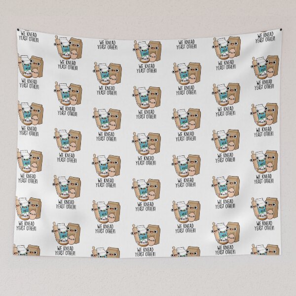 Item preview, We Knead Yeast Other Funny Baking Puns designed and sold by punnybone.