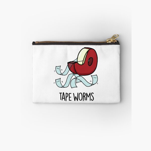 Item preview, Tape Worms Funny Sticky Tape Puns designed and sold by punnybone.
