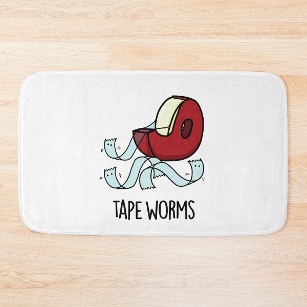 Item preview, Tape Worms Funny Sticky Tape Puns designed and sold by punnybone.