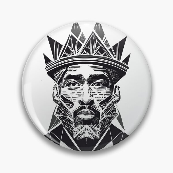 Item preview, King of Rappers geometric shape statue of liberty head designed and sold by TeeTokDesign.