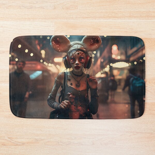 Item preview, Neon Nights and Cyber Mice designed and sold by a house mouse.