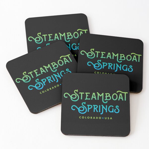 Item preview, Steamboat Springs Colorado Typographic Design designed and sold by Futurebeachbum.
