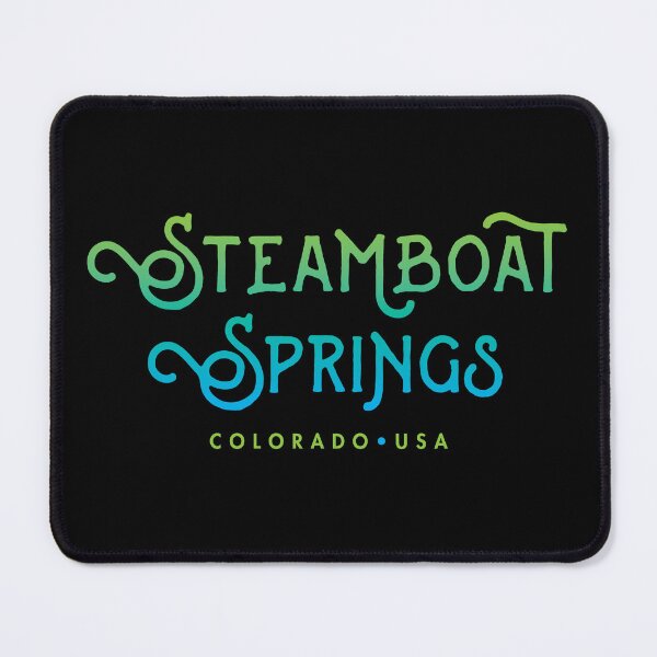 Item preview, Steamboat Springs Colorado Typographic Design designed and sold by Futurebeachbum.