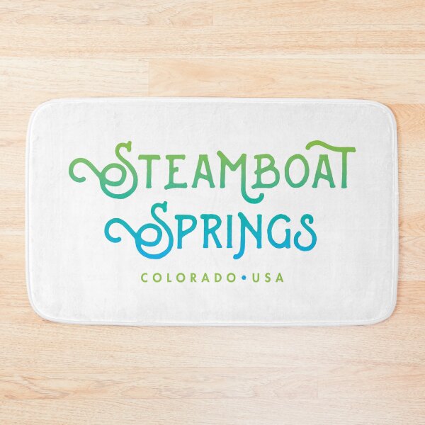 Item preview, Steamboat Springs Colorado Typographic Design designed and sold by Futurebeachbum.
