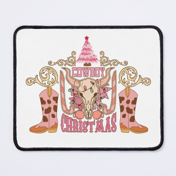 Item preview, Pink Cowboy Christmas designed and sold by CheekyChimpCo.