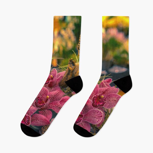 Item preview, Buddha and the Pink Orchids - Bendigo, Victoria, Australia designed and sold by Steven Jodoin.