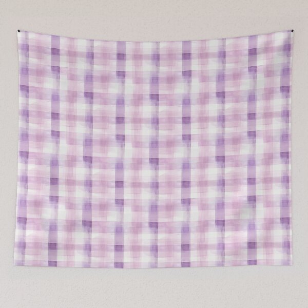 Item preview, Watercolor Plaid Lavender designed and sold by Michele Bergh.