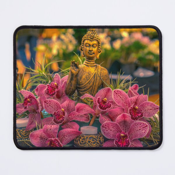 Item preview, Buddha and the Pink Orchids - Bendigo, Victoria, Australia designed and sold by Steven Jodoin.