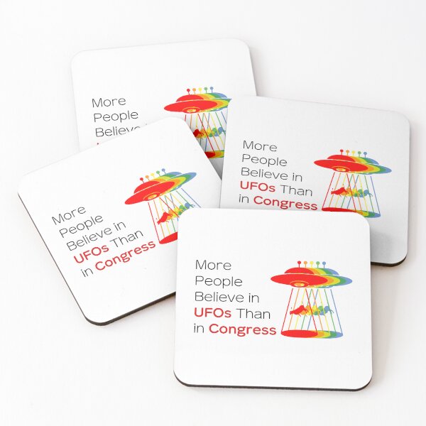 Item preview, More People Believe in UFOs Than in Congress designed and sold by cocokara999.