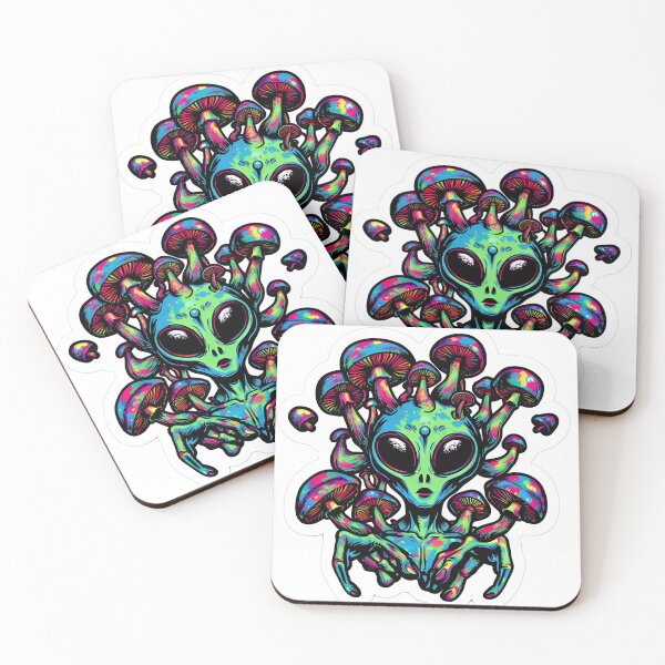 Item preview, Mushroom jungle alien designed and sold by Psilosybart.