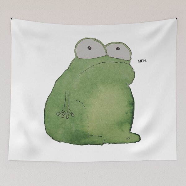 Item preview, meh frog designed and sold by WallaceColor.