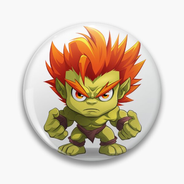 Item preview, Hadouken Heroes Sticker Set - Blanka designed and sold by Nick C.
