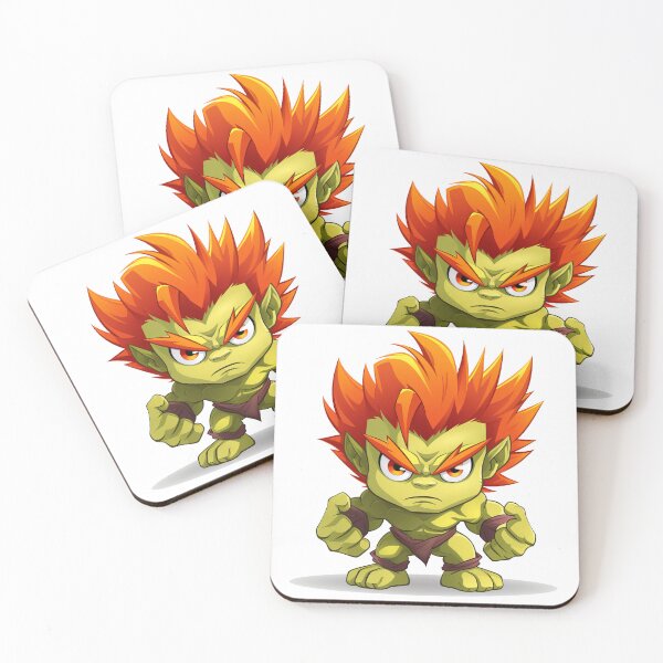 Item preview, Hadouken Heroes Sticker Set - Blanka designed and sold by Nick C.