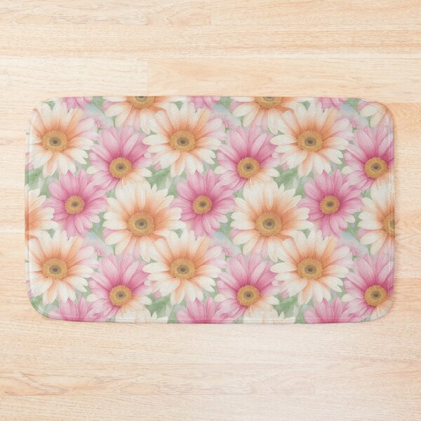 Item preview, Watercolor Pattern With Gerber Daisy designed and sold by Victoria Riabov.