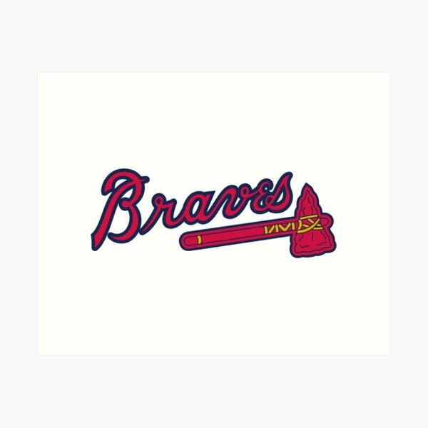 Ian Atlanta Braves Hat, an art print by REENO Studios