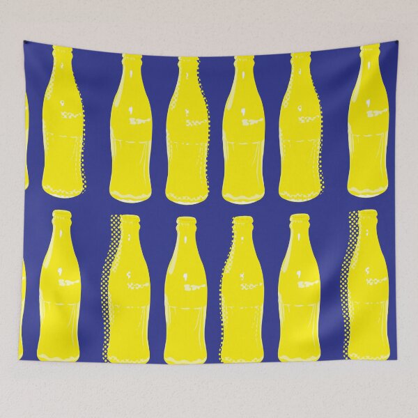 Item preview, Yellow Soda Pop Bottles designed and sold by CalicoFlair.