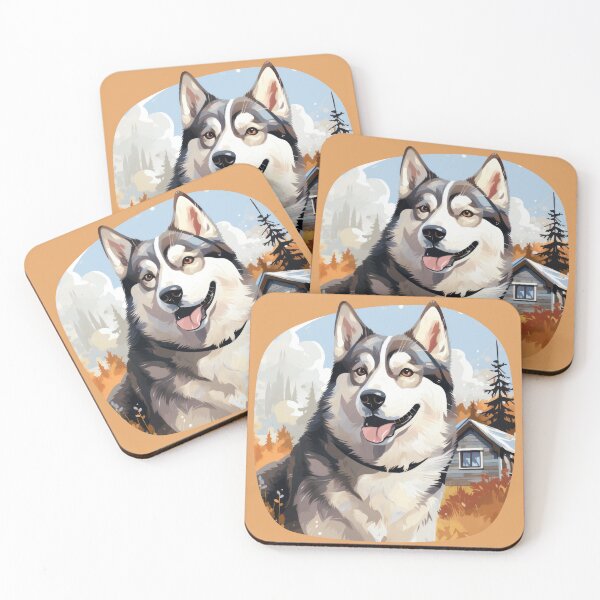 Item preview, Husky Autumn designed and sold by PatternCabinet-.