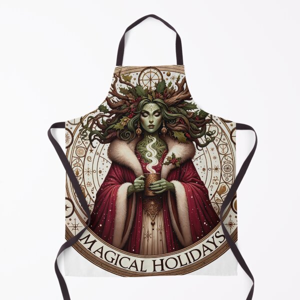 Item preview, Yuletide Enchantress Dryad Forest Guardian of the Sacred Seasons designed and sold by mmllcadmin.