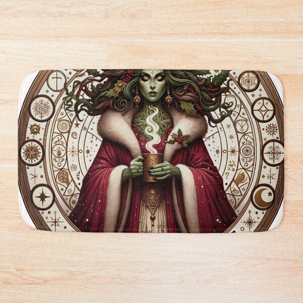 Item preview, Yuletide Enchantress Dryad Forest Guardian of the Sacred Seasons designed and sold by mmllcadmin.