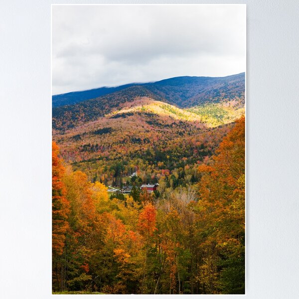 White Mountains, New Hampshire in Fall Poster