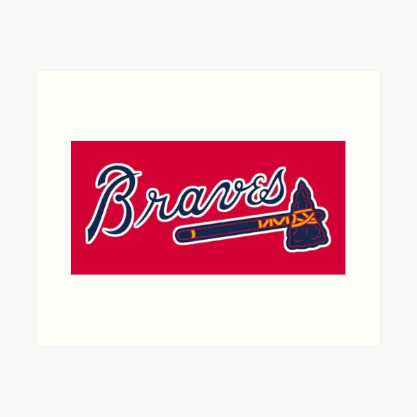 Ian Atlanta Braves Hat, an art print by REENO Studios