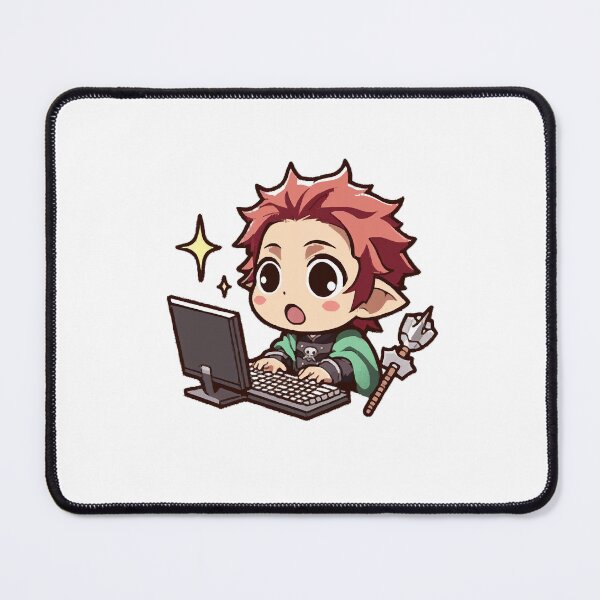 Item preview, Little Elf with Crossed Eyes Using a Computer designed and sold by hortenciaing.