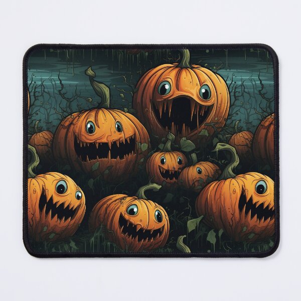 Item preview, Eerie Pumpkin Cartoon with Mouths designed and sold by Prozeum.