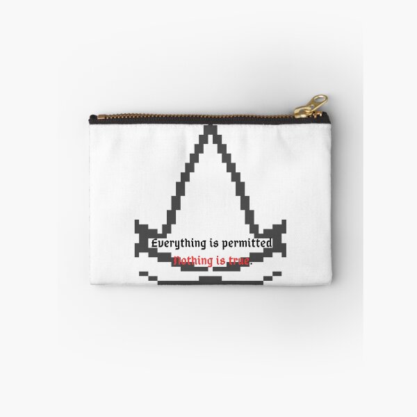 Item preview, Assasin's creed sticker Everything is permitted, nothing is true. designed and sold by Pixel-Delights.