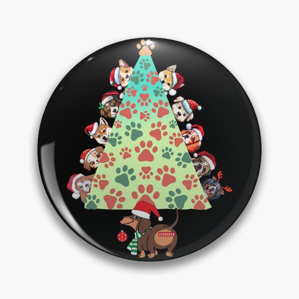 Item preview, Christmas Tree Dogs designed and sold by my-green-gecko.